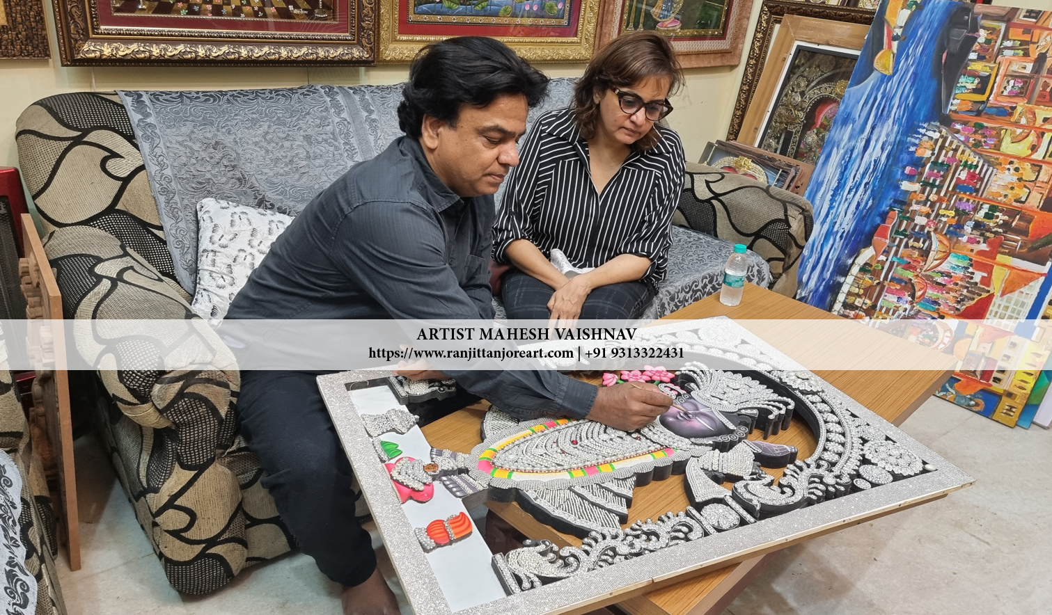 Tanjore Painting Classes in Delhi/NCR, Faridabad, Gurugram, Noida